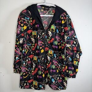 90s Vintage Lavon Sport MED Windbreaker Jacket Tennis‎ Golf Bowling Workout Gym